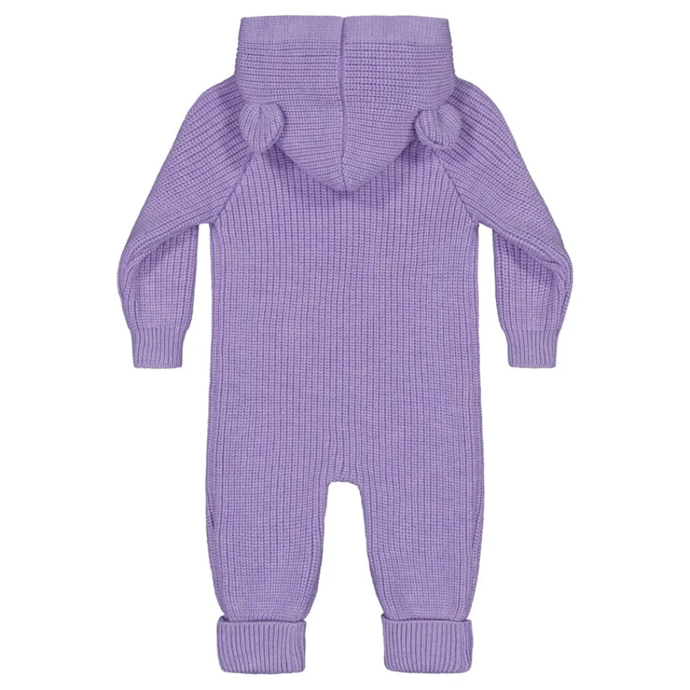 Metsola Jumpsuitit|Merinovillavaatteet>BEAR KNIT -MERINOVILLAHAALARI VAUVALLE | ICY LILAC