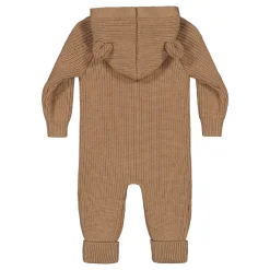 Metsola Merinovillavaatteet|Jumpsuitit>BEAR KNIT -MERINOVILLAHAALARI VAUVALLE | PEANUT BUTTER