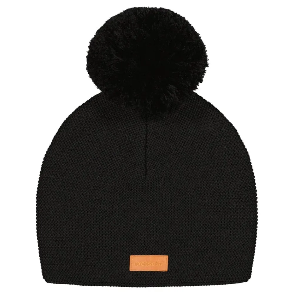 Metsola Päähineet Ja Huivit|Kaikki Aikuisten Asusteet>BUDDY BEANIE -MERINOVILLAPIPO | BLACK
