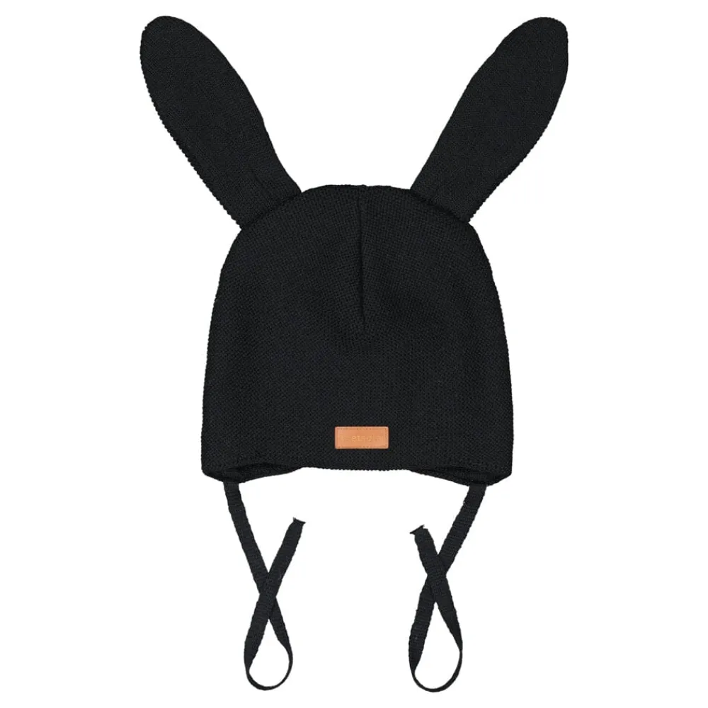 Metsola Päähineet Ja Huivit|Merinovillapipot>BUNNY HAT -MERINOVILLAPIPO | BLACK