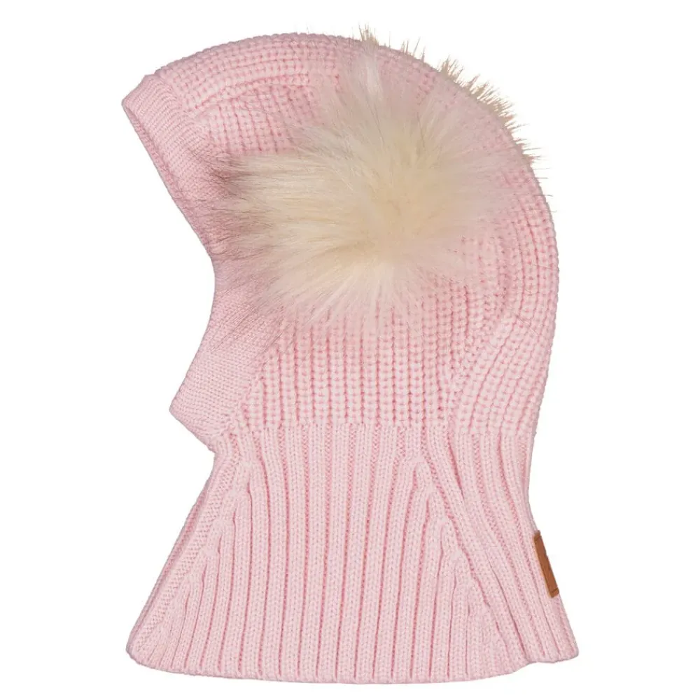 Metsola Päähineet Ja Huivit|Merinovillapipot>DOUBLE POM POM -KYPÄRÄMYSSY, MERINOVILLA | CANDY PINK