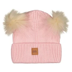 Metsola Päähineet Ja Huivit|Merinovillapipot>DOUBLE POM POM -MERINOVILLAPIPO | CANDY PINK