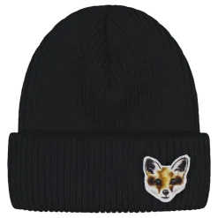 Metsola Päähineet Ja Huivit|Kaikki Aikuisten Asusteet>FOX BEANIE -MERINOVILLAPIPO | BLACK