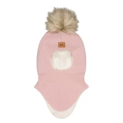 Metsola Päähineet Ja Huivit|Päähineet>FUR POM POM -KYPÄRÄMYSSY, MERINOVILLA | HEARTY PINK