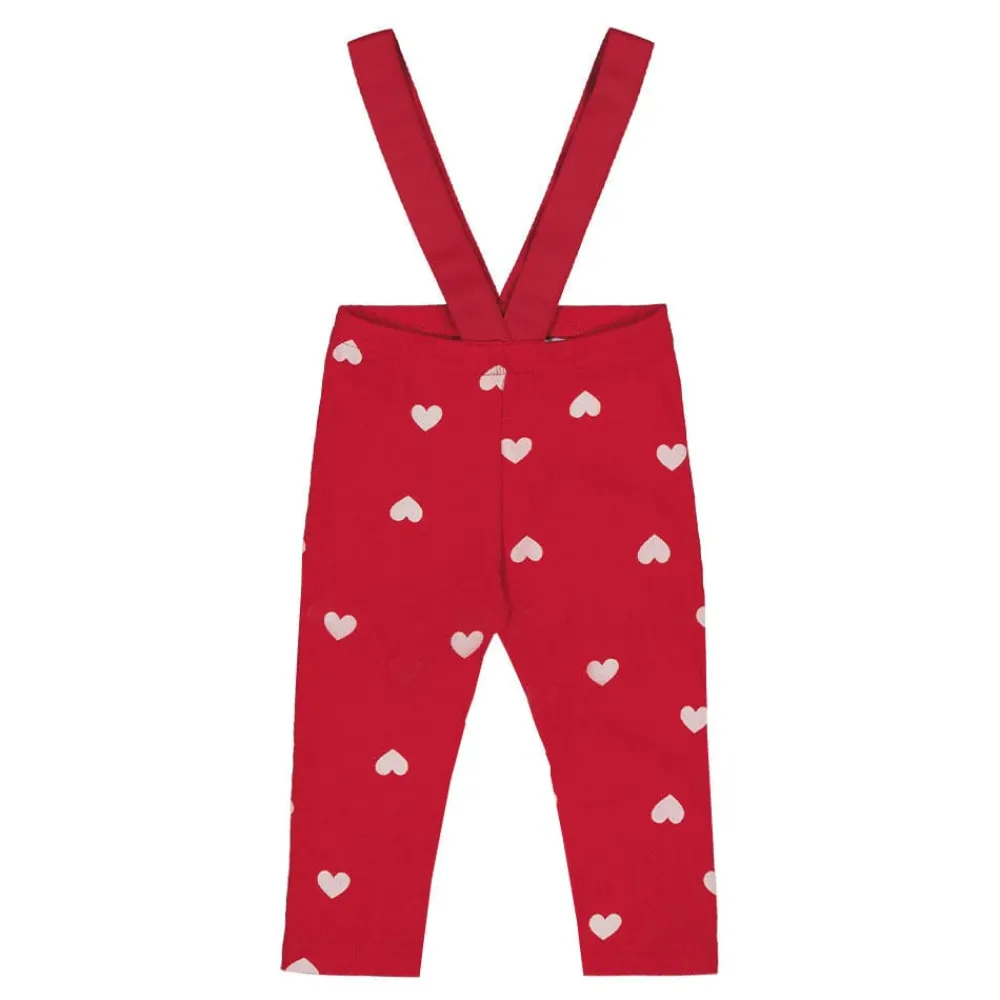 Metsola Housut & Legginsit|Housut & Legginsit>HEART SONG RIB BRACE PANTS -HENKSELIHOUSUT | POPPY