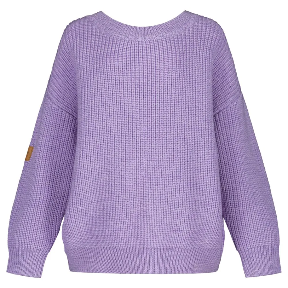 Metsola Paidat|Merinovillavaatteet>KNIT JUMPER -LASTEN MERINOVILLANEULE | ICY LILAC