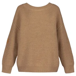 Metsola Merinovillavaatteet|Paidat>KNIT JUMPER -LASTEN MERINOVILLANEULE | PEANUT BUTTER