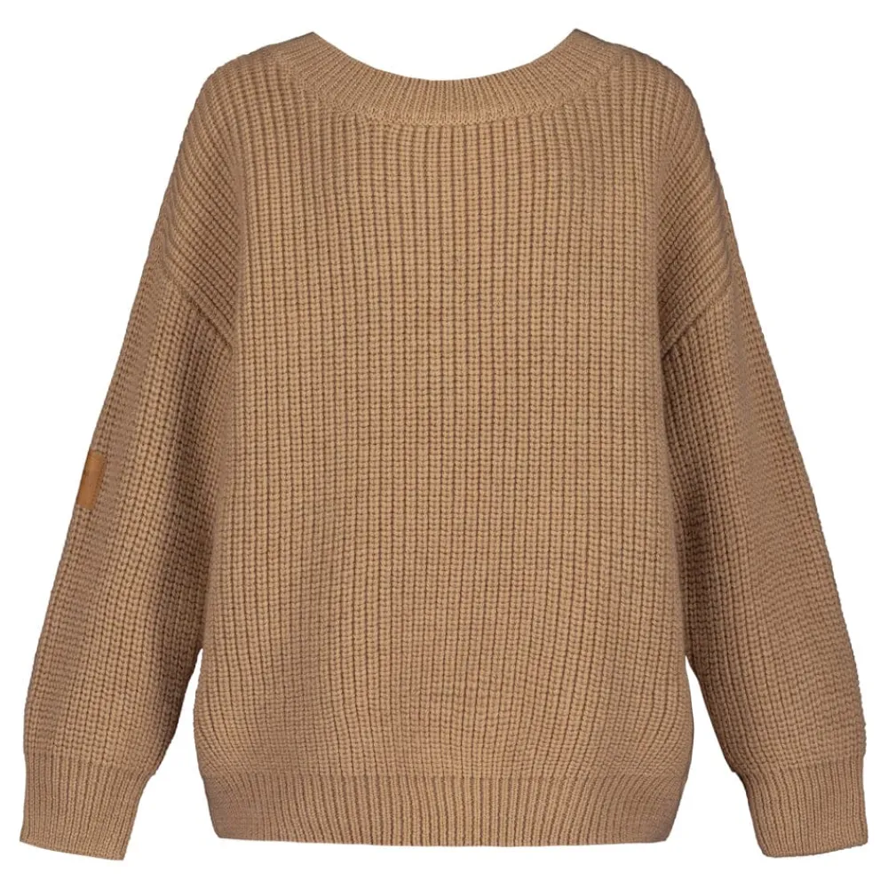 Metsola Merinovillavaatteet|Paidat>KNIT JUMPER -LASTEN MERINOVILLANEULE | PEANUT BUTTER