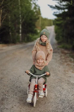Metsola Merinovillavaatteet|Paidat>KNIT JUMPER -LASTEN MERINOVILLANEULE | PEANUT BUTTER