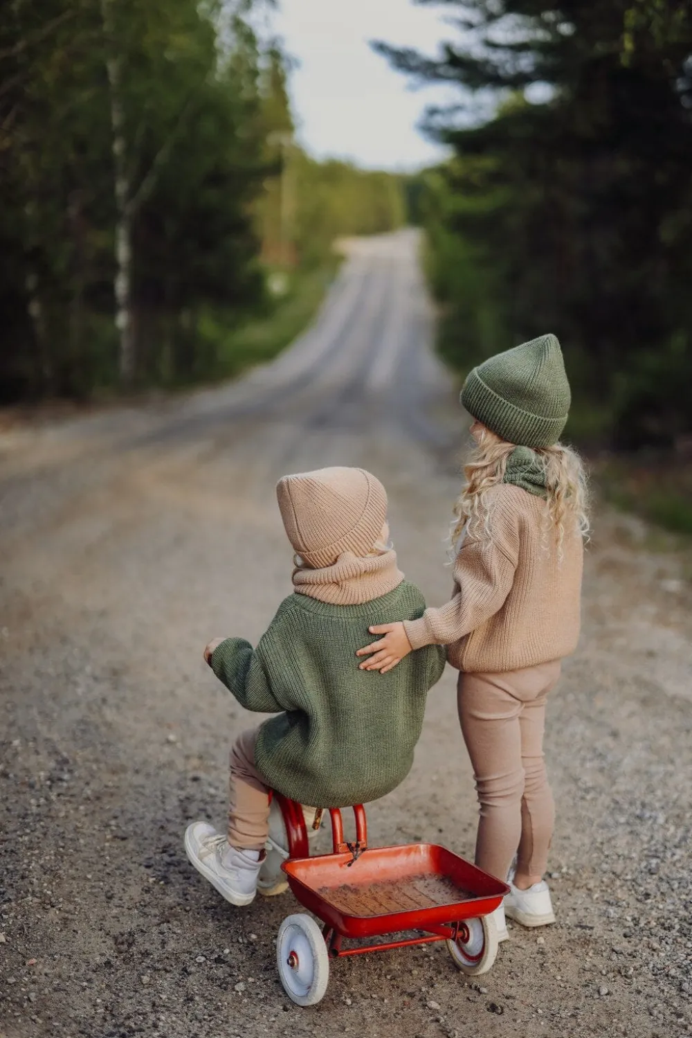 Metsola Merinovillavaatteet|Paidat>KNIT JUMPER -LASTEN MERINOVILLANEULE | PEANUT BUTTER