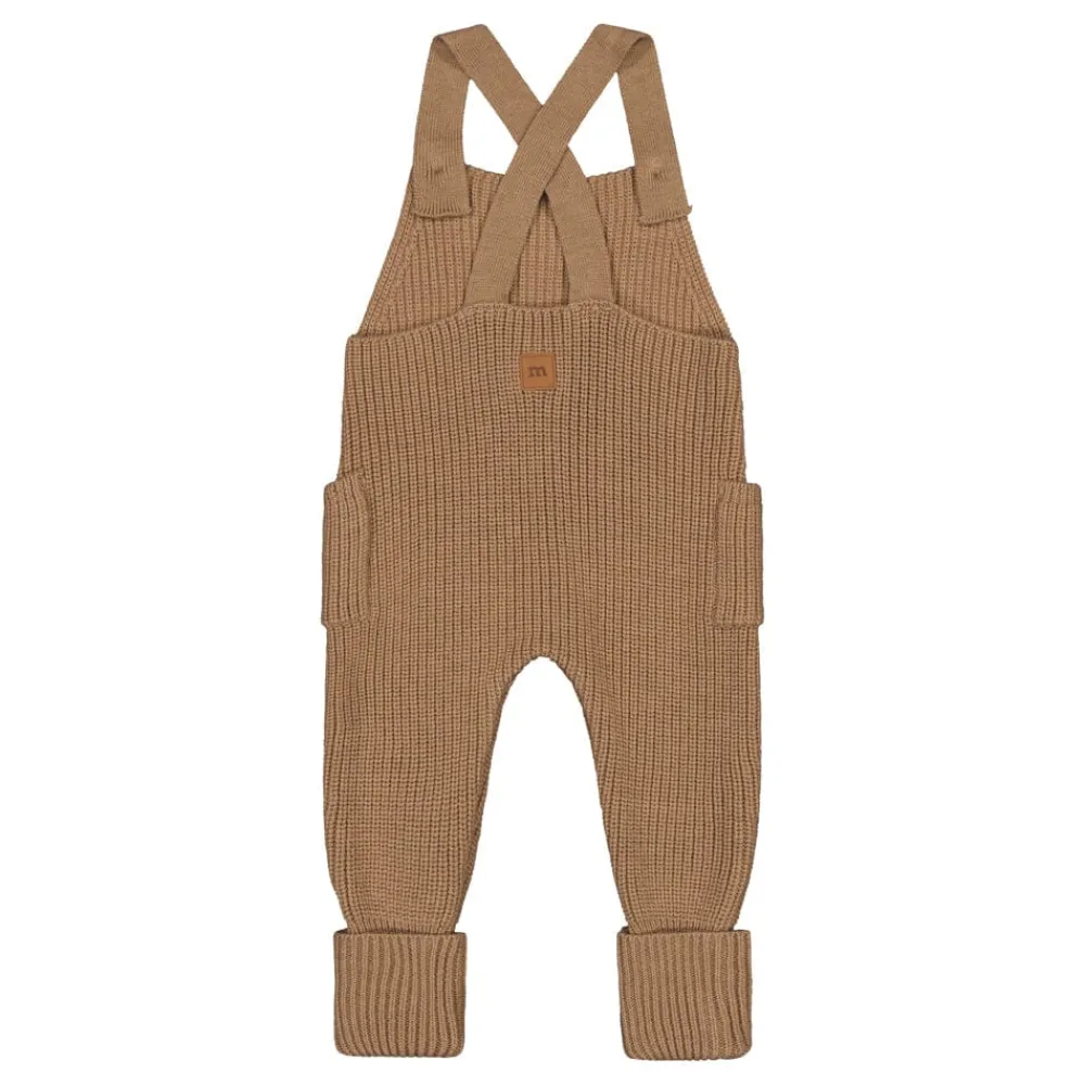 Metsola Merinovillavaatteet|Jumpsuitit>KNITTED DUNGAREES -LAPPUHAALARI, MERINOVILLA | PEANUT BUTTER