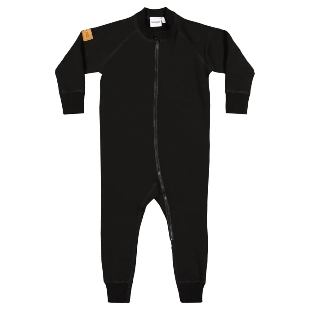 Metsola Merinovillavaatteet|Jumpsuitit>MERINO FLEECE -MERINOVILLAHAALARI | BLACK