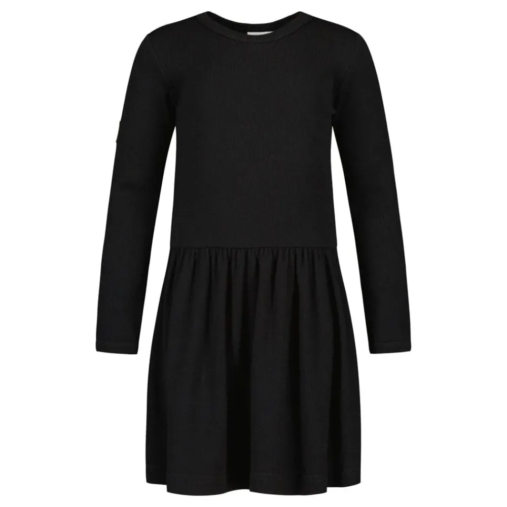 Metsola Merinovillavaatteet|Mekot & Hameet>MERINO RIB -MERINOVILLAMEKKO | BLACK