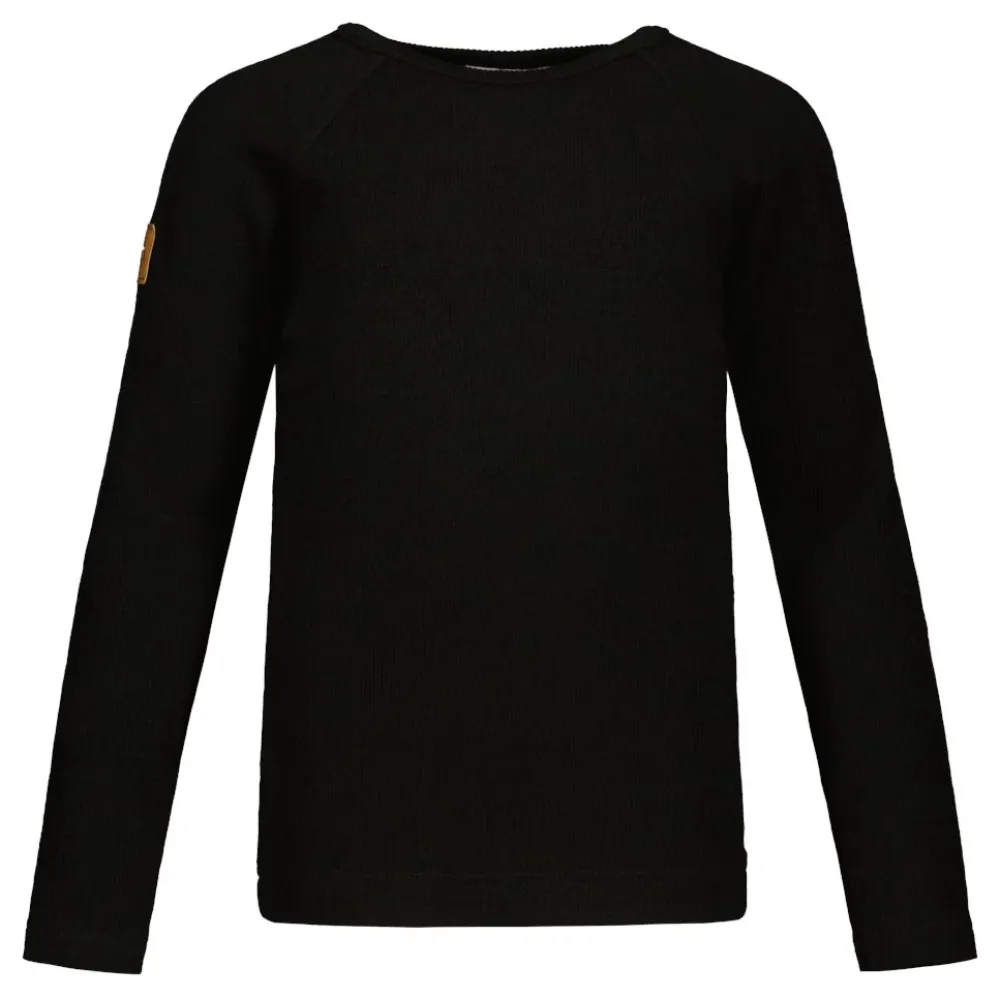 Metsola Merinovillavaatteet|Paidat>MERINO RIB -MERINOVILLAPAITA | BLACK