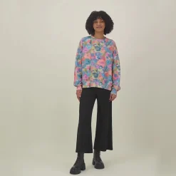 Metsola Kaikki Aikuisten Vaatteet|Samanlaiset Asut Lapsen Kanssa>MIRACLES OVERSIZE SWEATER -COLLEGEPAITA