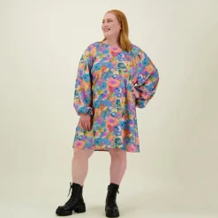 Metsola Kaikki Aikuisten Vaatteet|Samanlaiset Asut Lapsen Kanssa>MIRACLES VOLUME SLEEVE TUNIC DRESS -MEKKO