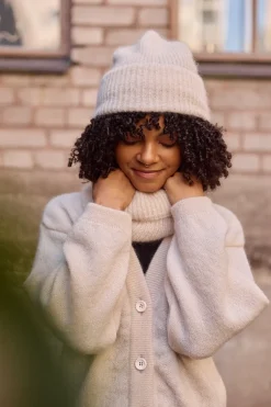 Metsola Päähineet Ja Huivit|Kaikki Aikuisten Asusteet>MOHAIR BEANIE -PIPO | VANILLA