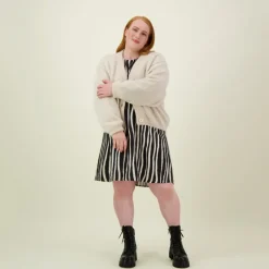 Metsola Kaikki Aikuisten Vaatteet|Neuletakit>MOHAIR SHORT CARDIGAN -NEULETAKKI | VANILLA