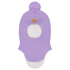 Metsola Päähineet Ja Huivit|Merinovillapipot>POM POM HELMET -KYPÄRÄMYSSY, MERINOVILLA | ICY LILAC