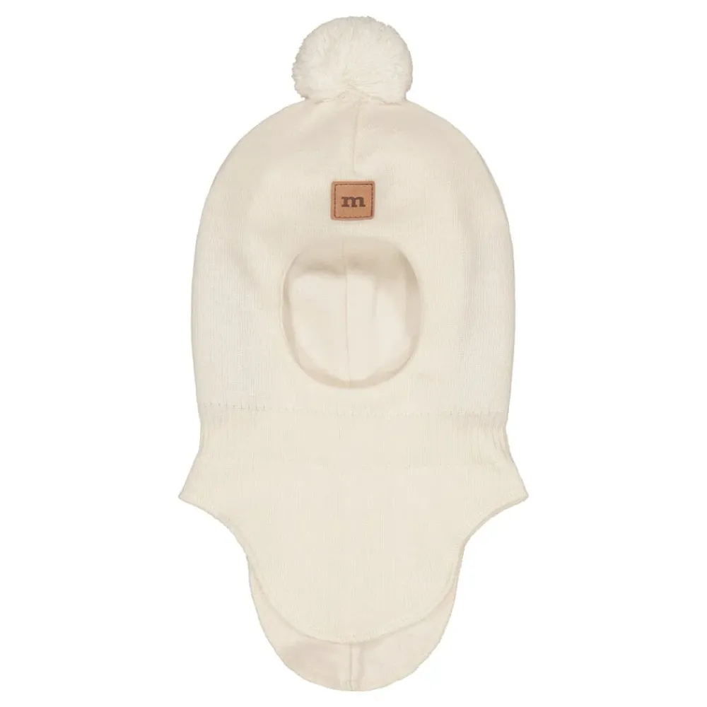 Metsola Päähineet Ja Huivit|Merinovillapipot>POM POM HELMET -KYPÄRÄMYSSY, MERINOVILLA | CREAMY