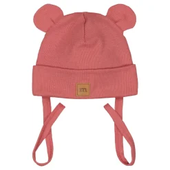 Metsola Päähineet Ja Huivit|Merinovillapipot>RIB BEAR BABY BEANIE -MERINOVILLAPIPO | RASPBERRY
