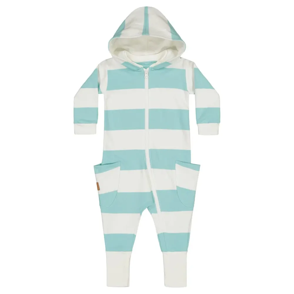 Metsola Jumpsuitit|Jumpsuitit>STRIPED JUMPSUIT | OCEAN/VANILLA