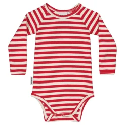 Metsola Bodyt|Bodyt>STRIPED RIB -BODY | POPPY/CREAMY