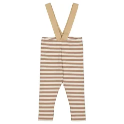 Metsola Housut & Legginsit|Housut & Legginsit>STRIPED RIB BRACE PANTS | MUDDY BOOTS/CREAMY