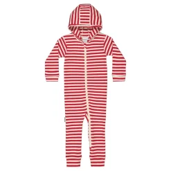Metsola Jumpsuitit|Jumpsuitit>STRIPED RIB PLAYSUIT -HAALARI | POPPY/CREAMY