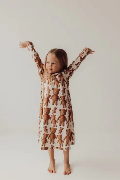 Metsola Klassikot|Yöpuvut>TEDDY BEAR CREAMY -YÖMEKKO