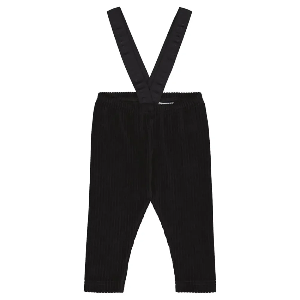 Metsola Housut & Legginsit|Housut & Legginsit>VELOUR BRACE PANTS -HENSELIHOUSUT | BLACK