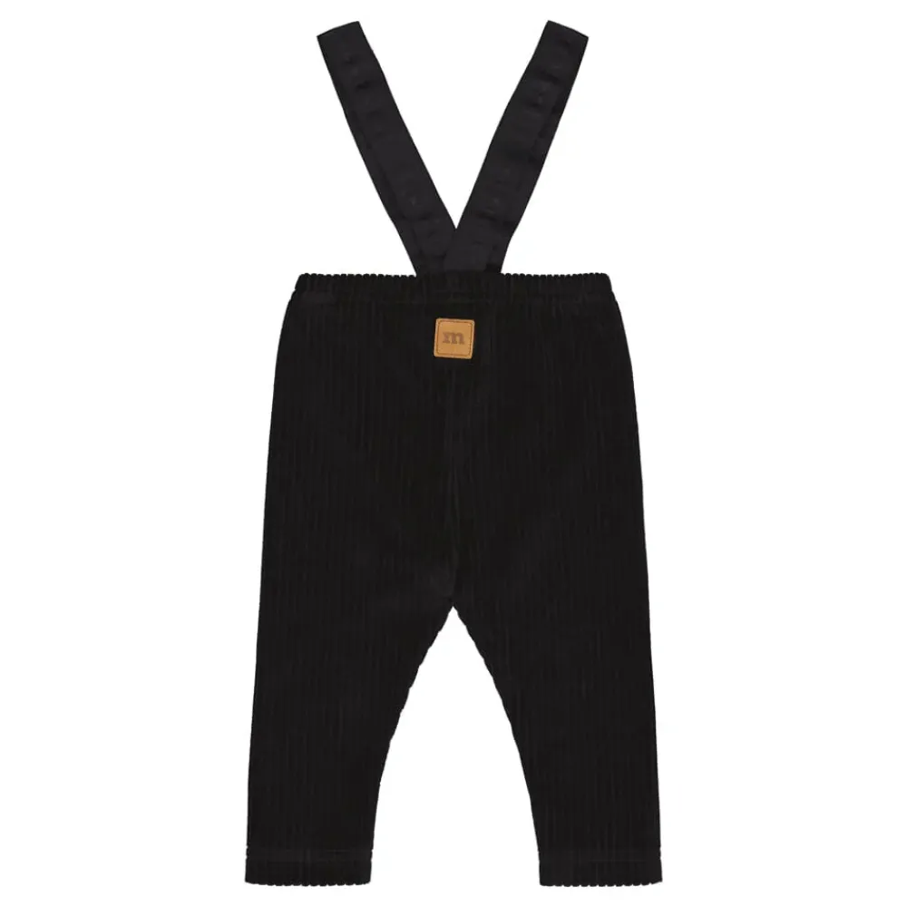 Metsola Housut & Legginsit|Housut & Legginsit>VELOUR BRACE PANTS -HENSELIHOUSUT | BLACK