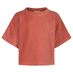 Metsola Paidat|Paidat>VELOUR -CROPATTU T-PAITA | RASPBERRY